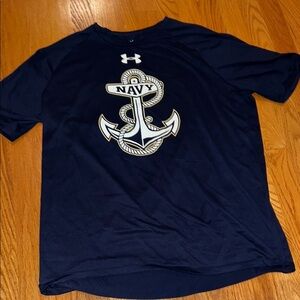 Under Armour Navy Midshipman Navy Blue Men's Shirt
